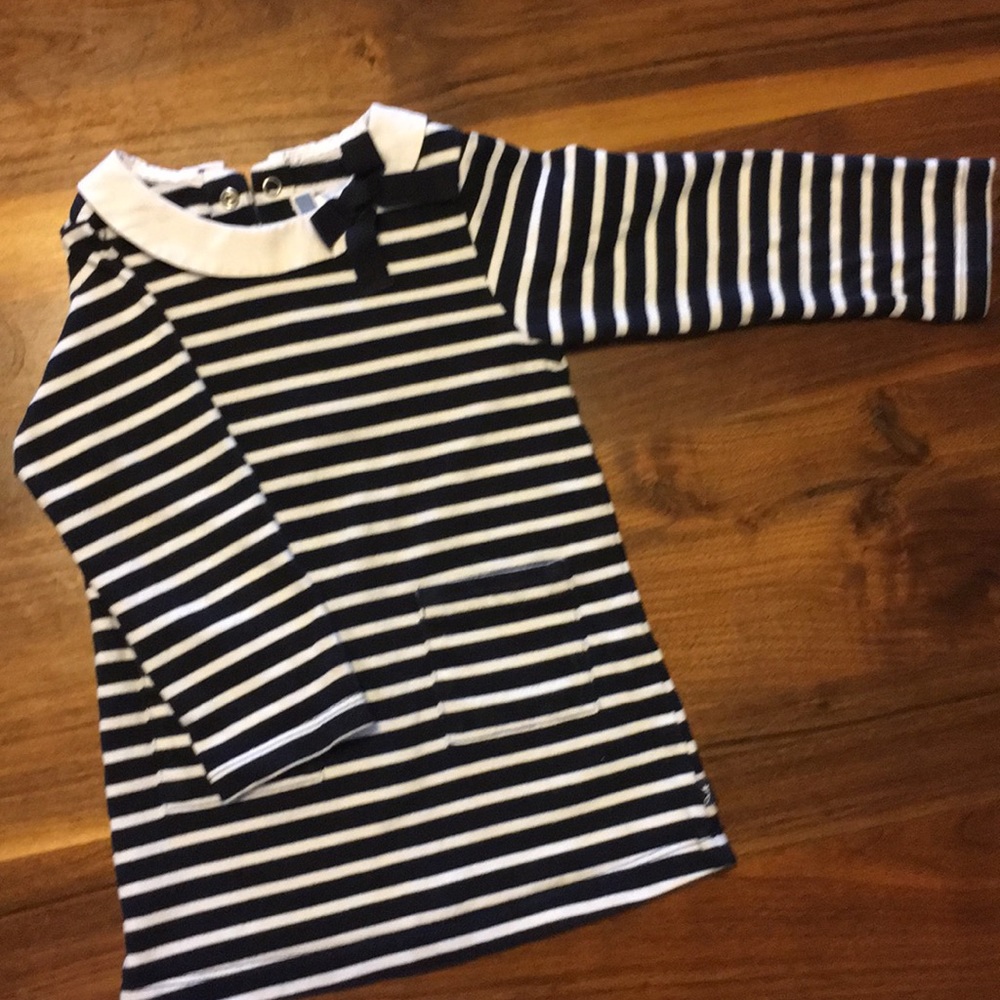 Jacadi striped dress for baby.